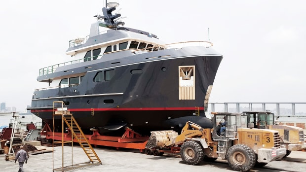 Bering 80 - Steel expedition yacht launch