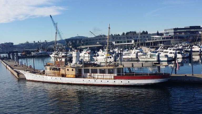 Historic Vessel Undergoing Repairs at Port Townsend