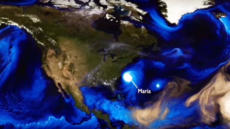NASA Simulation of 2017 Hurricanes (Video)
