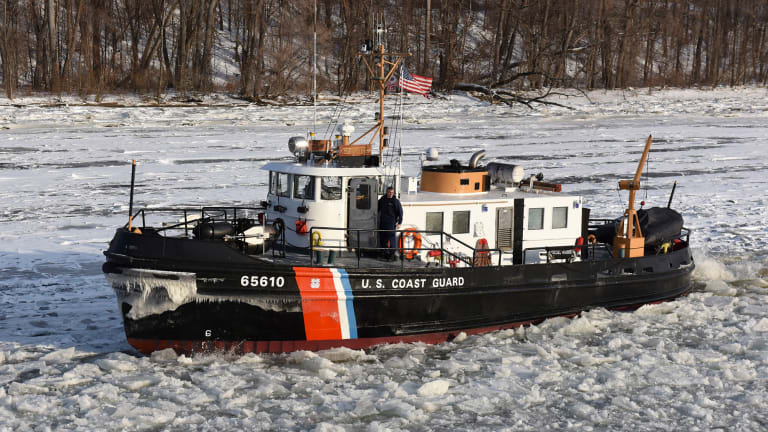 A Brief Look at Ice Breaking on the Connecticut River (Video)