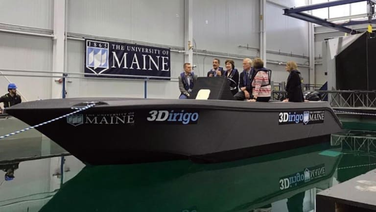 UMaine 'Prints' a 25-Foot Boat, Breaks Records (Time Lapse Video)