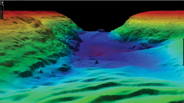 Mapping the Sea Floor with Lasers