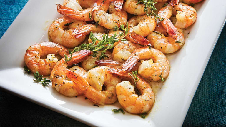 Roasted Shrimp with Rosemary and Thyme