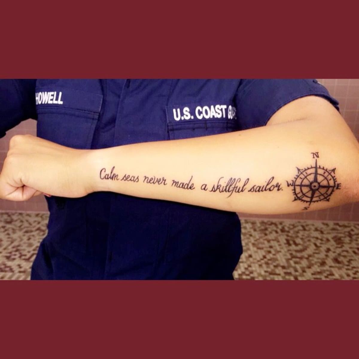 What tattoos said about the sailor