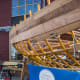 Always a featured contributor, the Northwest School of Wooden Boat Building has quite a few boats in the show, including 'Ama Natura' and her near-sistership, 'Seabeast.'