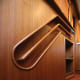  Fine woodworking detail is common aboard all Marlow yachts.