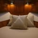 The guest stateroom aboard the Marlow 49 Explorer.