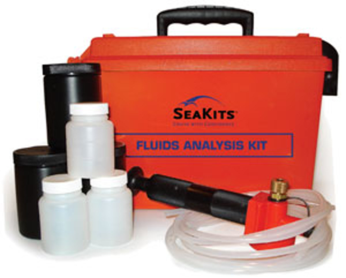 The keys to the city—a fluids analysis kit.