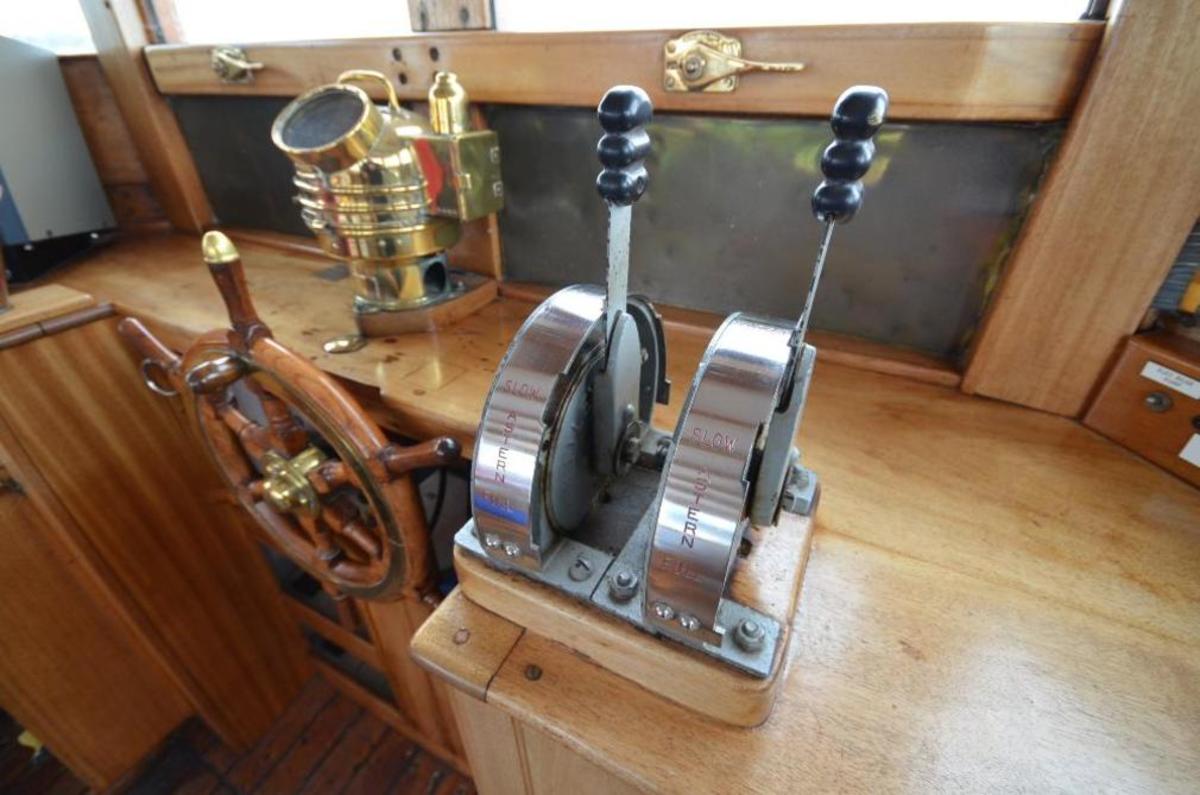  The helm retails many of the features of the old Dickens class.