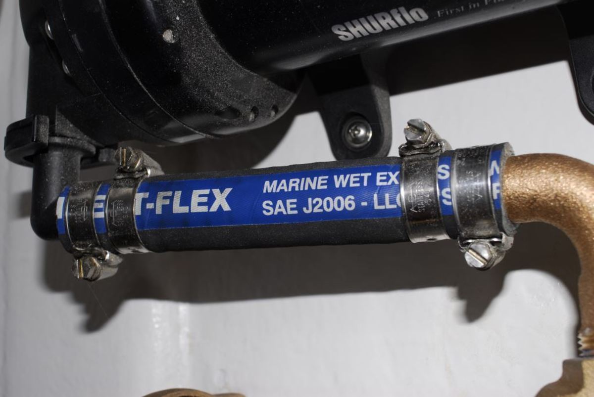 Hose that carries the SEA J2006R rating is ideally suited for all raw water as well as wet exhaust applications, and only hose that carries this designation should be used for the latter.