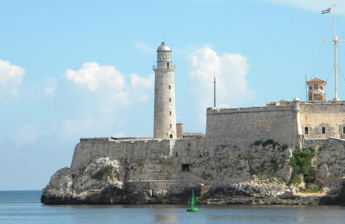 El Morro, Havana’s iconic fortress, guards the entrance to Havana Harbor.
