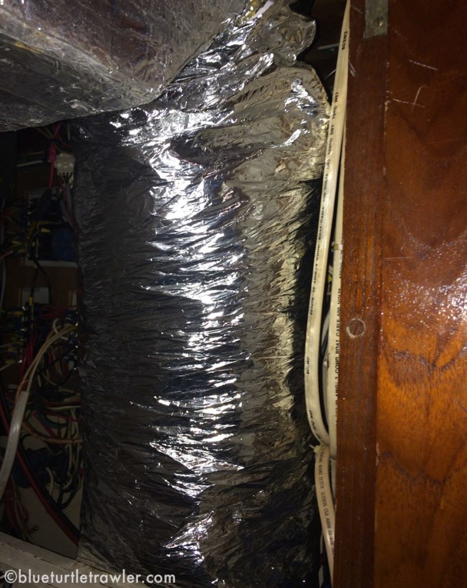 New insulated duct work.