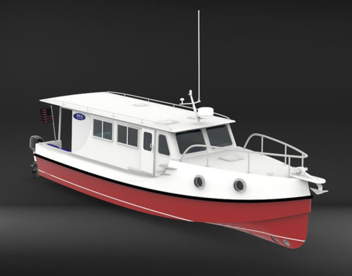 A Trailerable Outboard Boat With a Trawler Look (BLOG 