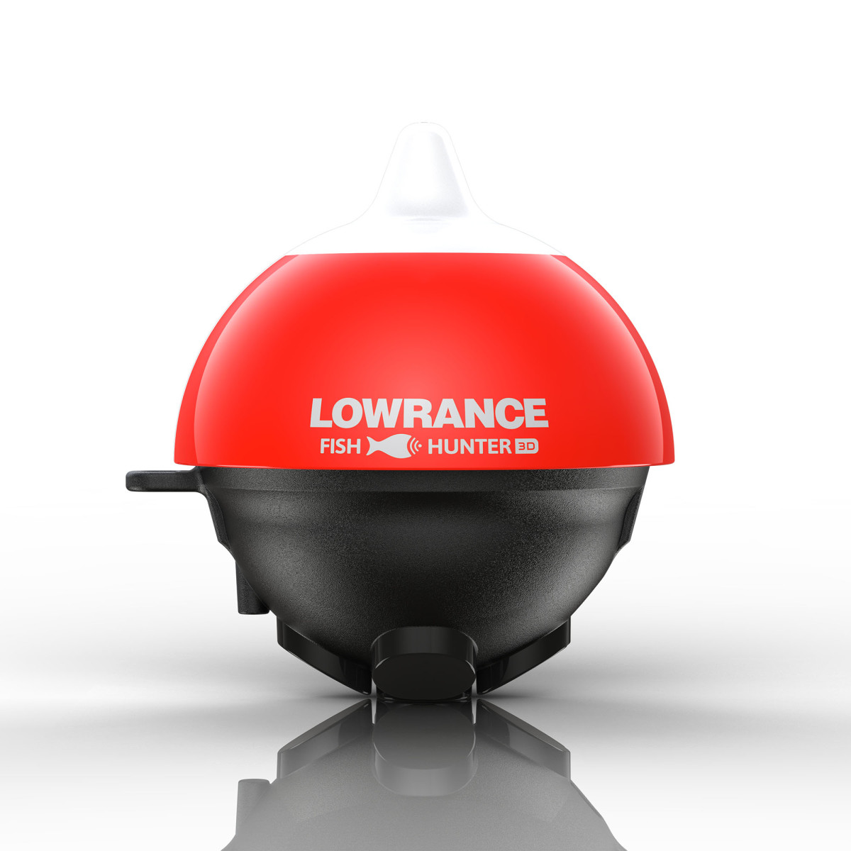 The Lowrance FishHunter 3D, a softball sized fish finder.