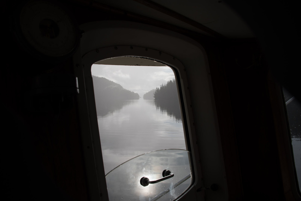The serene beauty of Haida Gwaii in the mist.