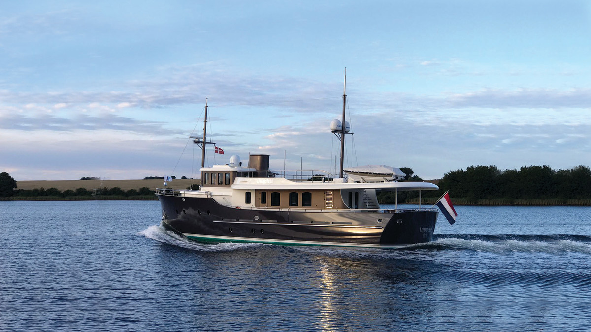 The Livingstone 24 has the look of a proper little ship from all angles.