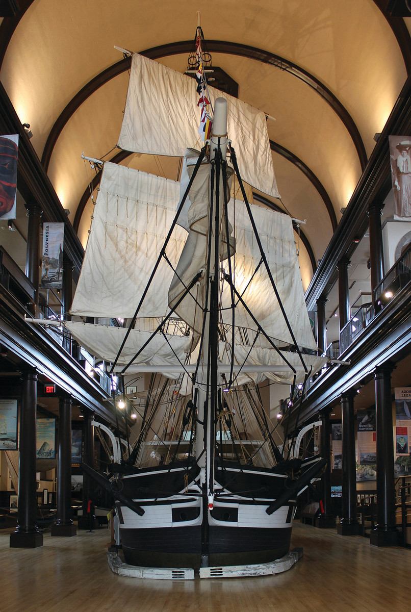 The half-size replica of whaling ship Lagoda remains a highlight for museum visitors.