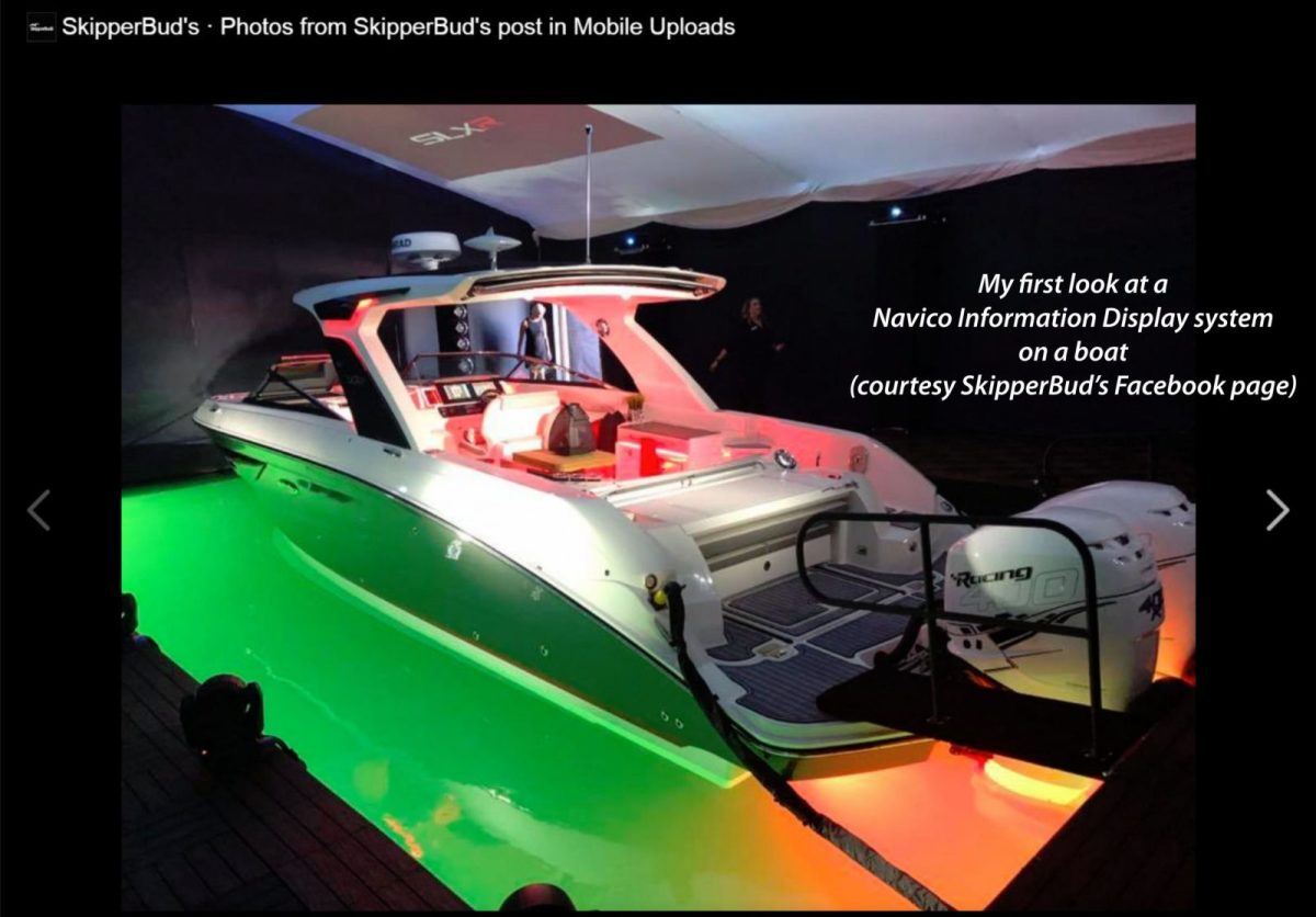 SkipperBud's where Ben Ellison got his first look at a Navico INformation Display System.