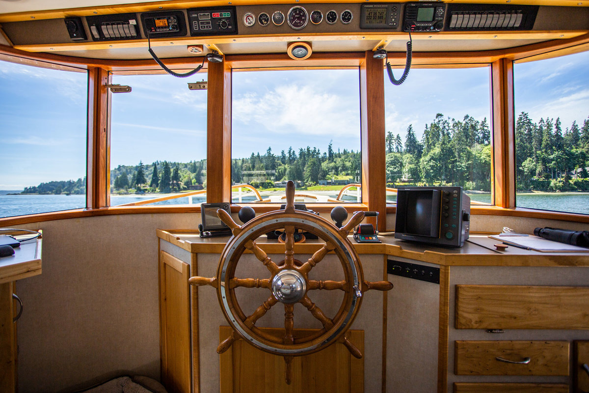 View from the helm