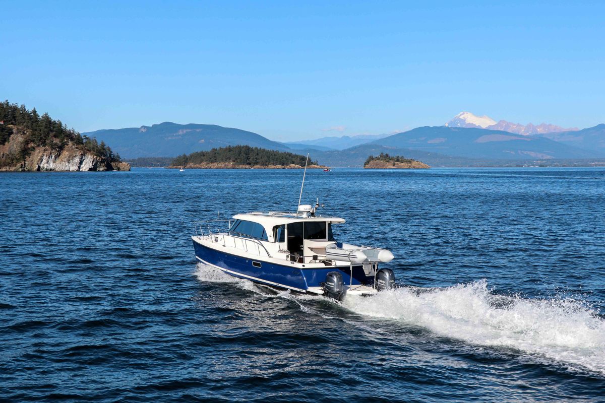 The new Aspen C108 Power Catamaran chases fun in the PNW.