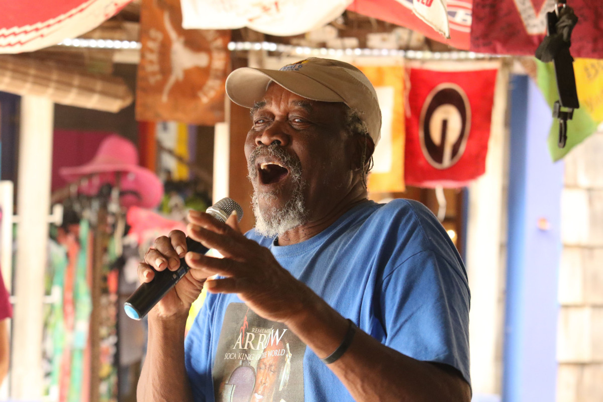 The legendary Foxy serves up potent Firewater rum, Painkillers and song at his sandy-floored pub on Jost Van Dyke.