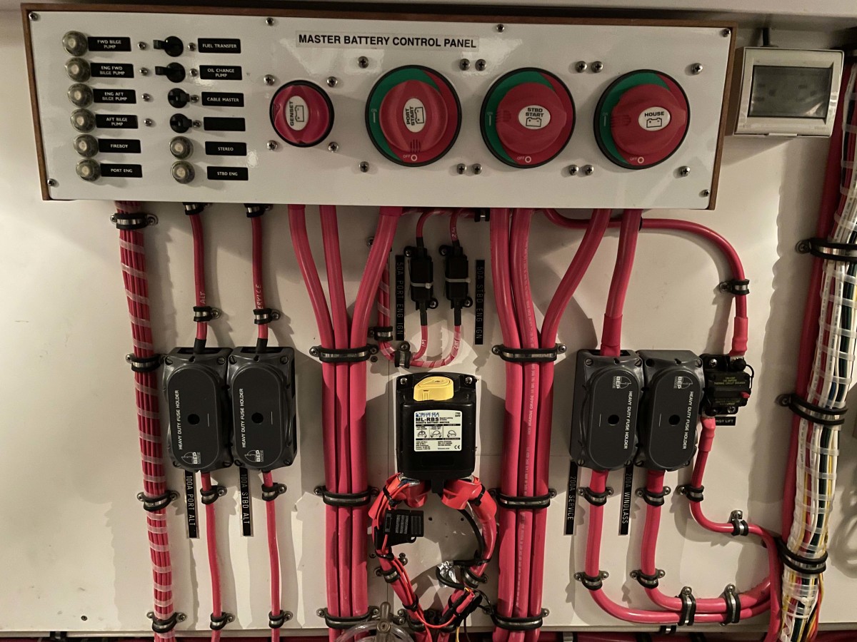 Neatly laid out, labeled and properly secured, this control panel is likely to reliably flow electrons with low resistance for years to come.