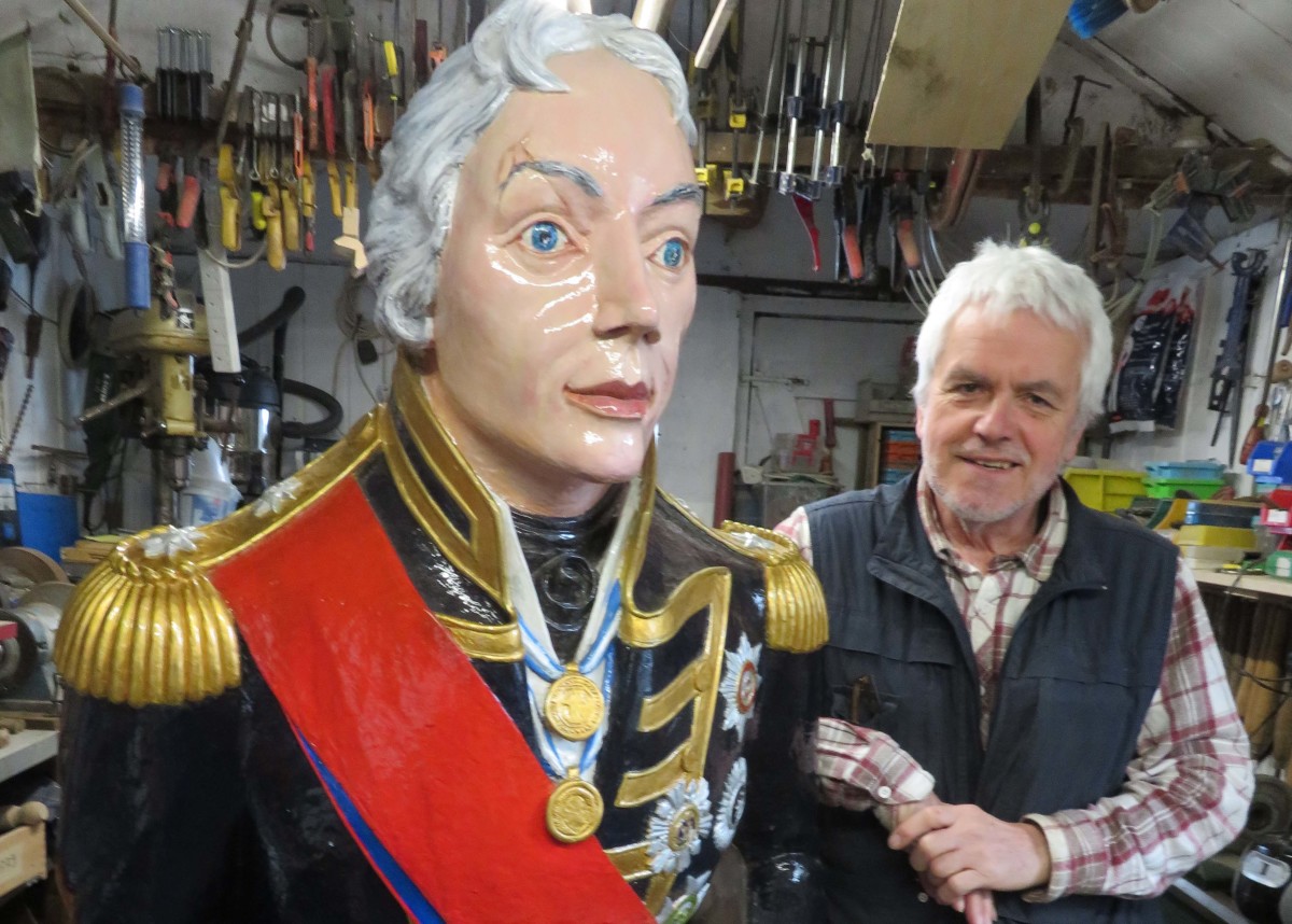 The lost art of figurehead carving is alive and well in the home of British carver Glyn Foulkes, who hopes that tradition will one day find its way back into fashion.