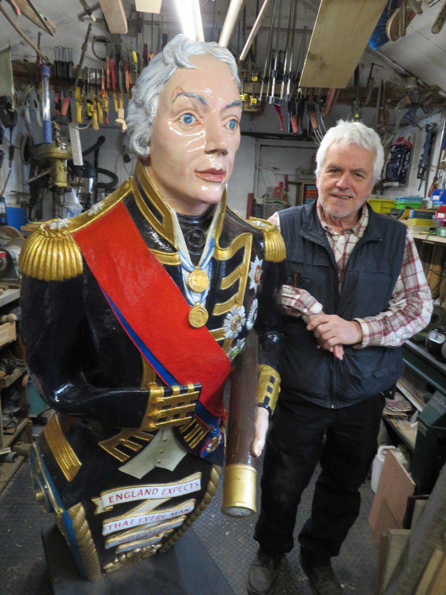 British sculptor Glyn Foulkes keeps the art of crafting vessel figureheads alive.