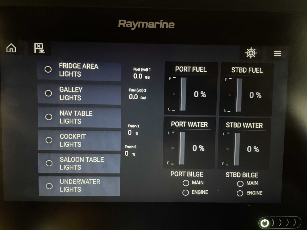 Distributed power systems can now be operated via multifunction displays, which can be installed in convenient locations around the boat.
