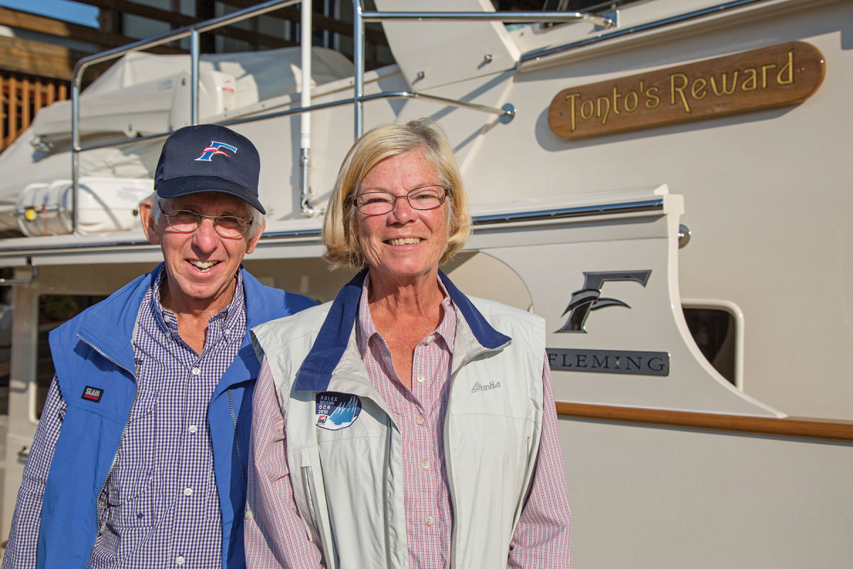Gail and David Bernstein bought a new Fleming 55 after owning a pre-cruised one.