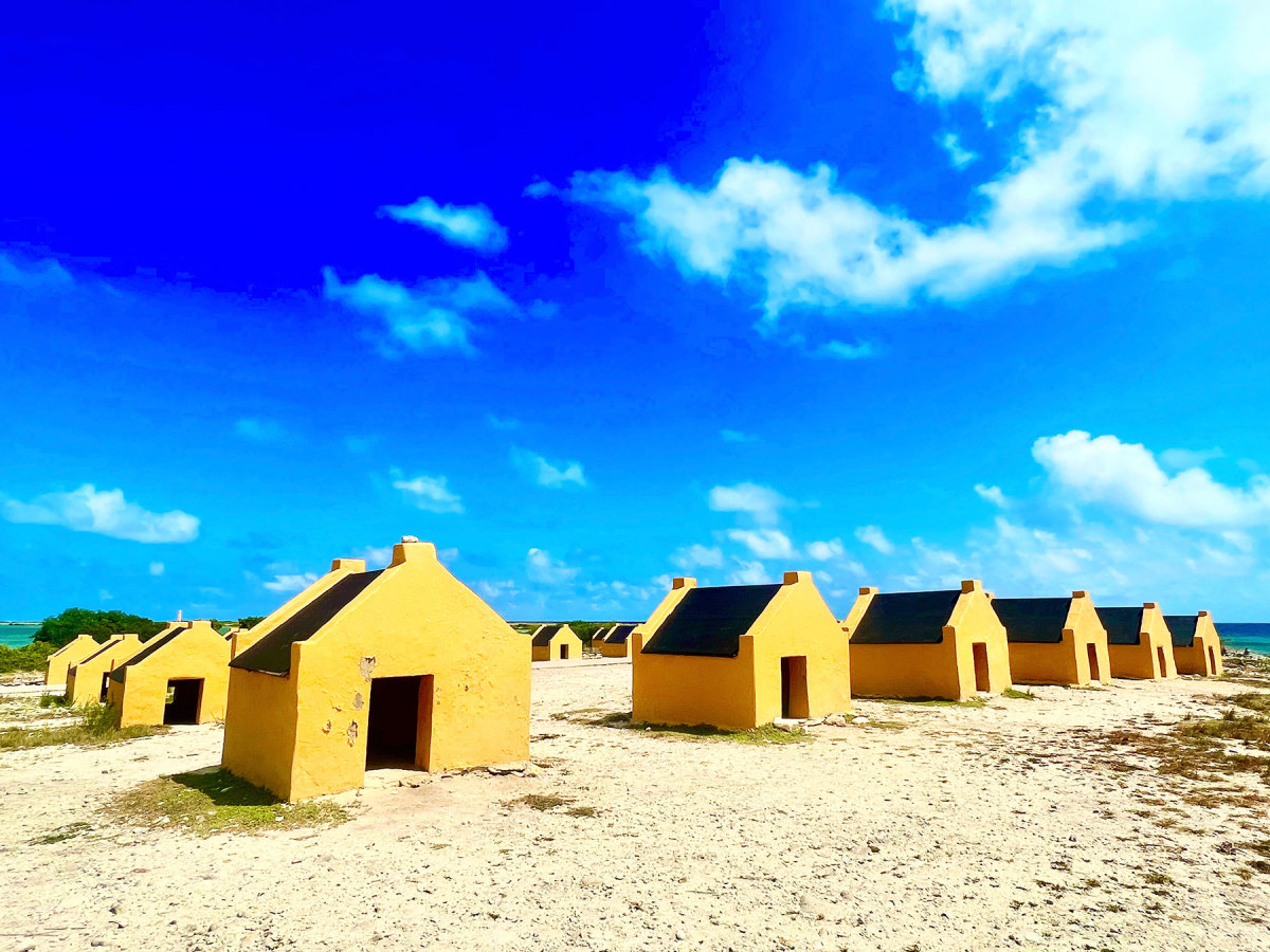Slave huts from the 1600s stand in clusters along the coast as reminders of the men and women who forged a viable salt industry. 