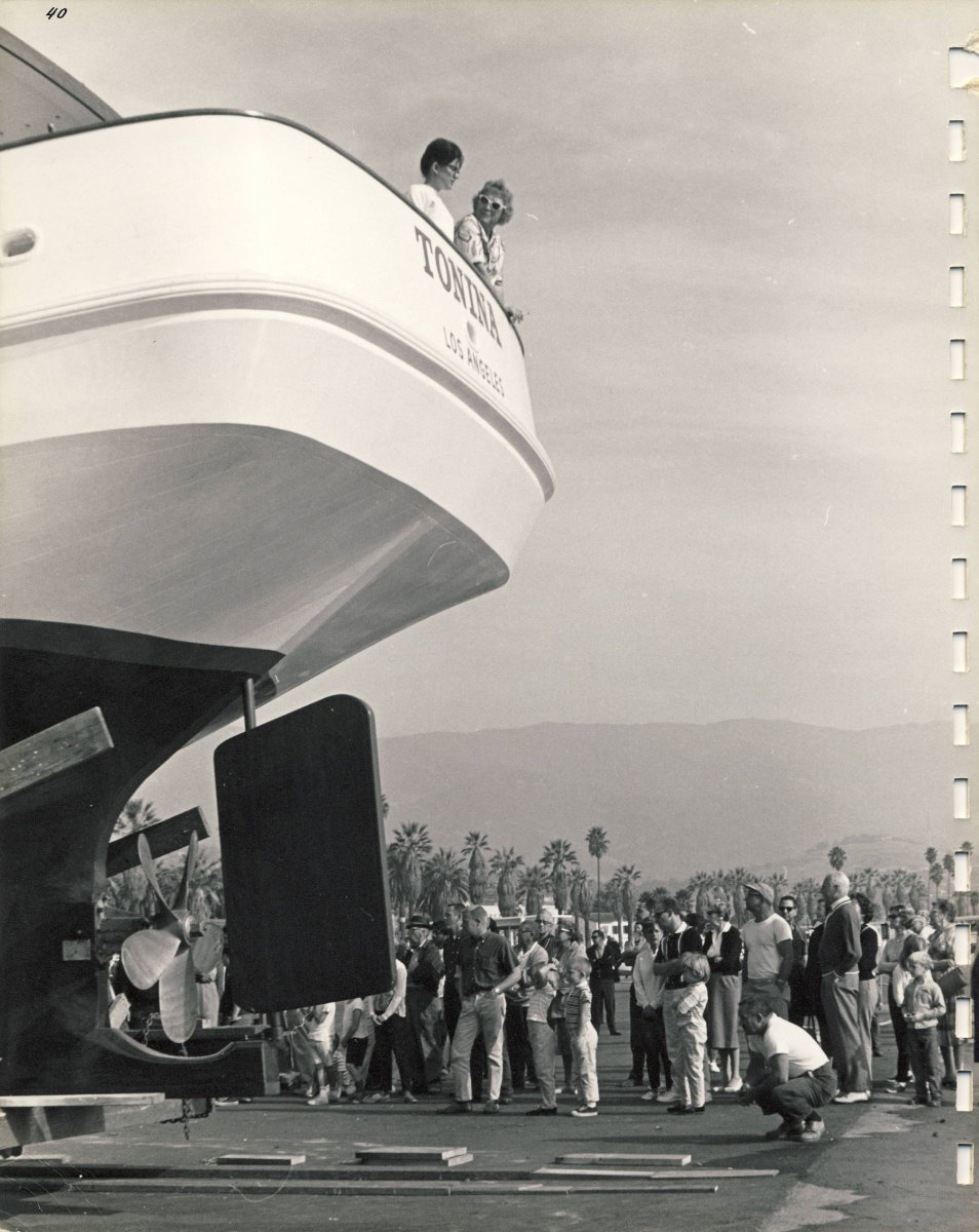 Tonina on launch day in 1963