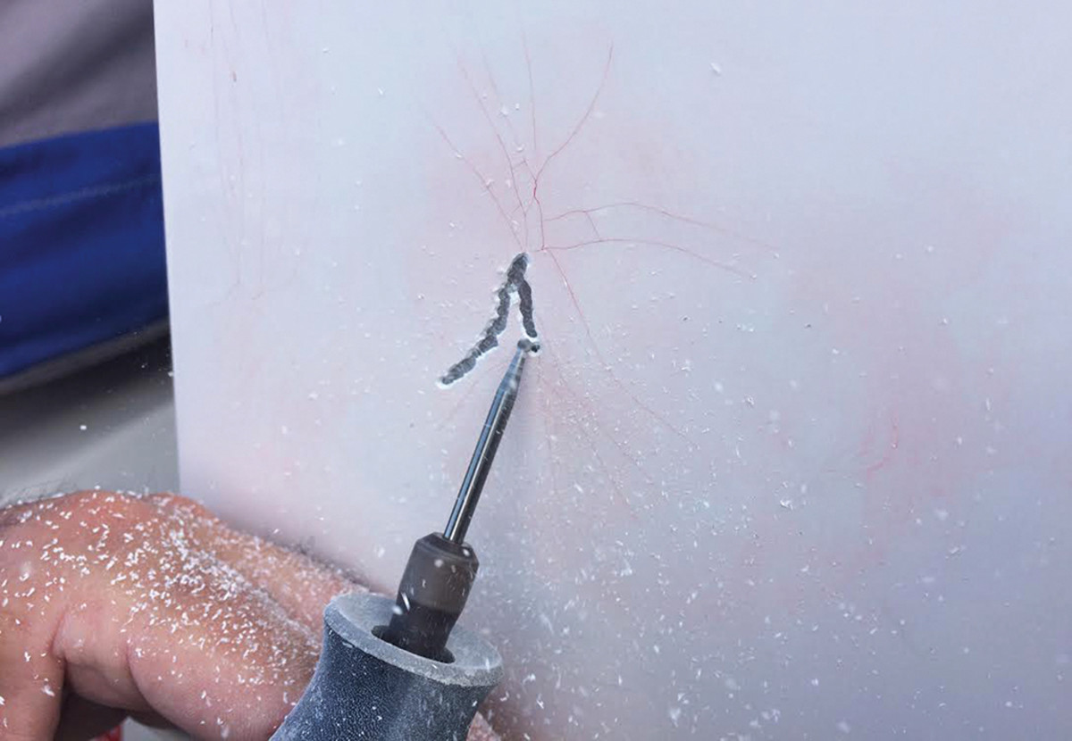 Fiberglass Spider Crack Repair Done Right - PassageMaker