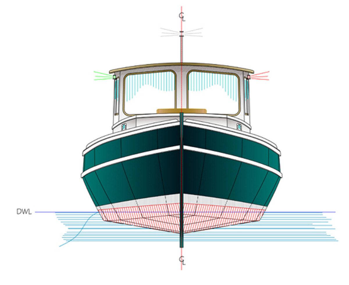 The pilothouse’s large, forward-facing windows provide excellent visibility.