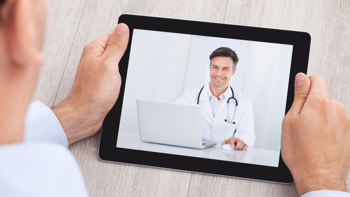 Tablets can be used for video conferencing and data compression, and are linked wirelessly to the diagnostic medical tools aboard.