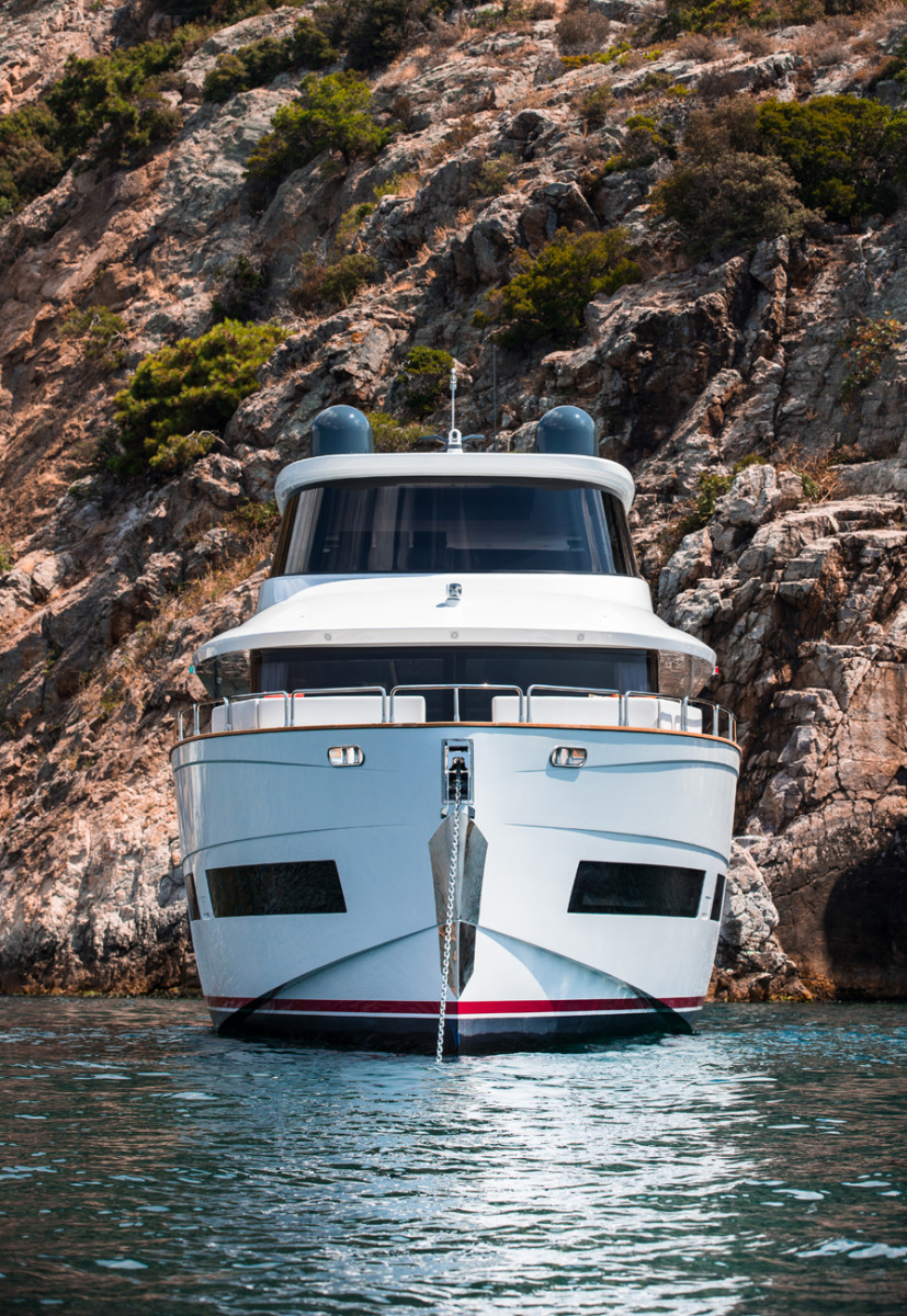 The 78 is the third model Germán Frers has designed for Sirena Yachts.